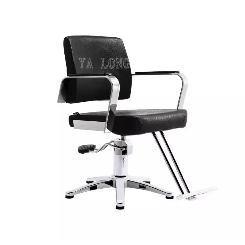 New Salon Cutting Barber Chair Lift Japanese Style Rotating Barber Chair High-end Folding Silla De Barbero Hair Salon Furniture