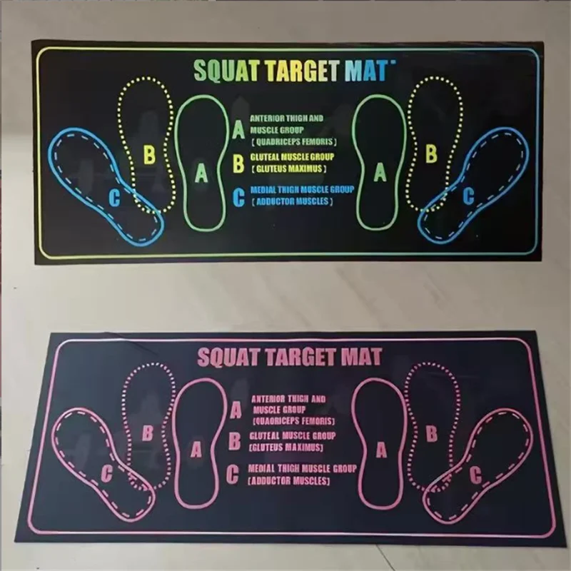 35x80cm Diatomaceous Earth Anti-Slip Exercise Mat for Step Aerobics Fitness Push-Ups Squats Home Use Squat Pad for Men And Women
