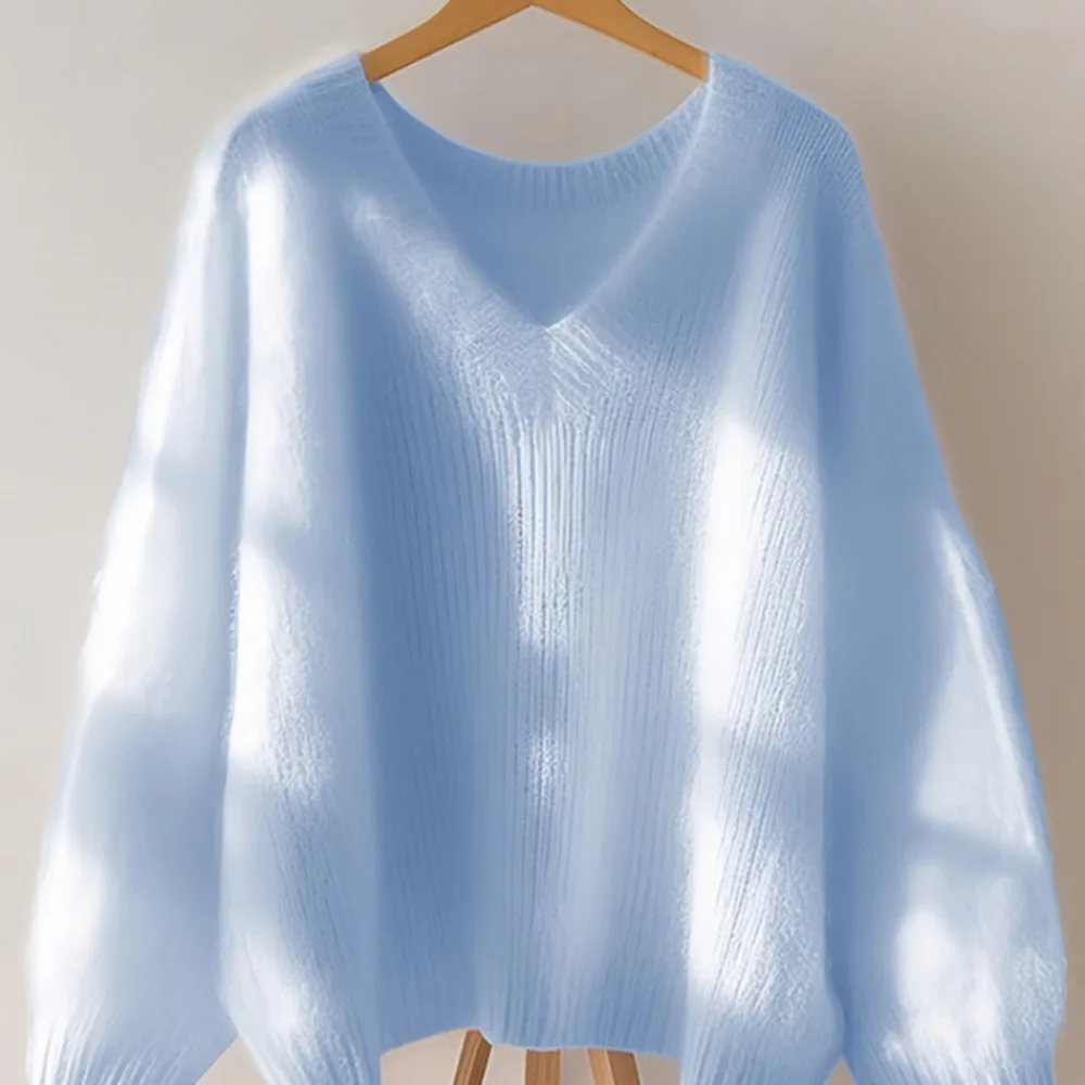 

Sweater Women Clothing Pullover Casual Streetwear Fashion Autumn Elegant Solid Clothes Long Sleeve Harajuku