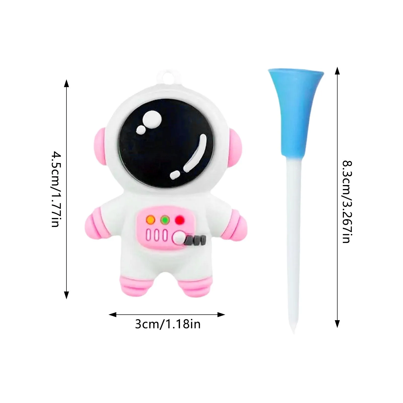 Cartoon Golf Ball Support Tees Golf Practice Multifunctional Tool Functional Golf Tee Suitable for Enhance Golfing Experience