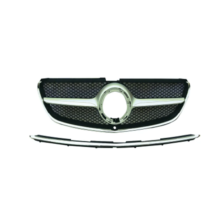 

FANDISHI Car Front Bumper Accessories Black BARBUS Style Car Grille For Mercedes-Benz V-Classcustom