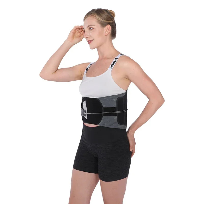 Effective rehabilitation equipment  Lumbar Decompression Back Brace Lumbosacral Corset Belt with Pulley System