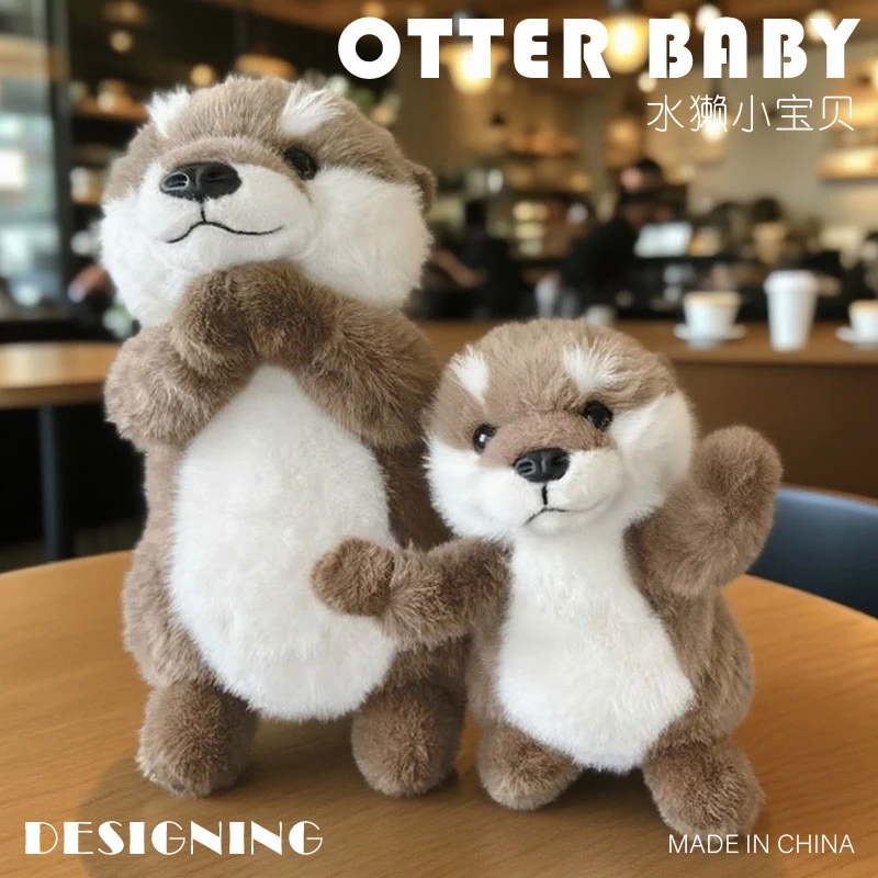 

Kawaii Sea Otter Plush Toy Soft Pendant Stuffed Animal Cute Brown Otter Dolls Baby Kids Appease Pillow Birthday Gift for Girls