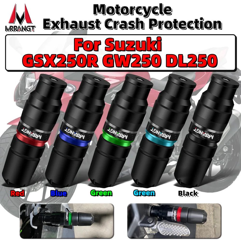 

MRRANGT Motorcycle Exhaust Crash Protection Slider Guard Fit For Suzuki GSX250R GW250 DL250 Accessories Anti-drop