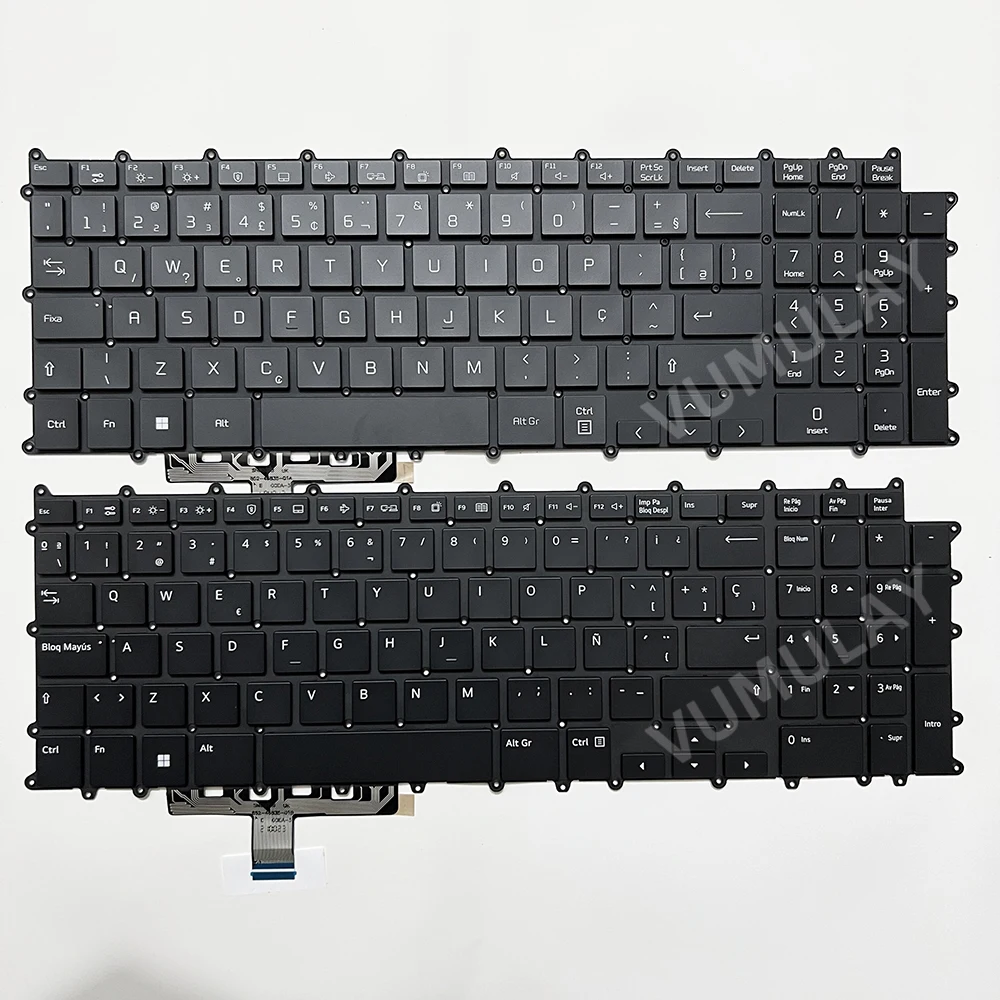 

Brazilian/Spanish Backlight Keyboard for LG Gram 17Z90P 17Z90PE 17Z90P-G 17Z90P-K 17Z90P-N 17Z95P Notebook