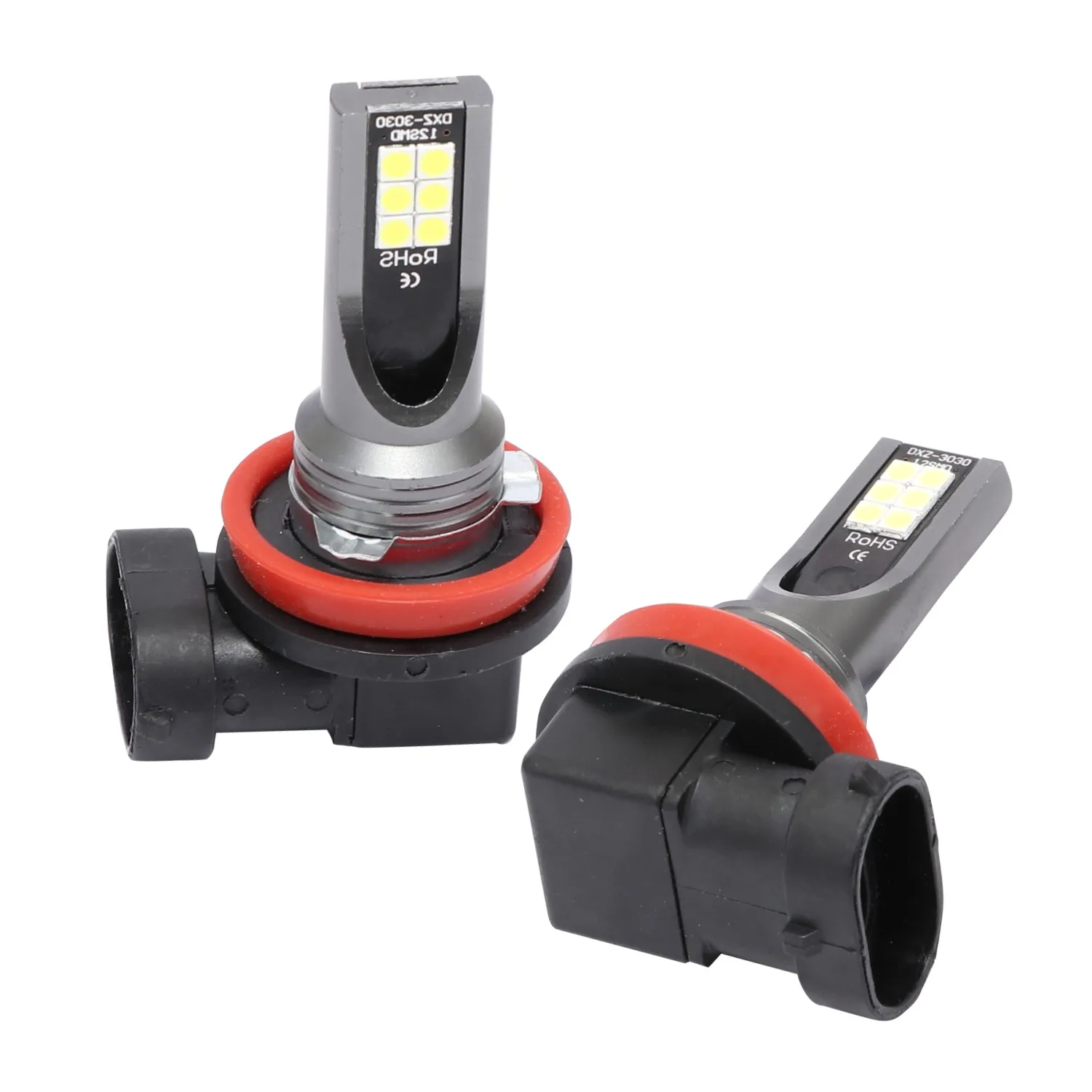 2Pcs H11 H8 H4 H7 H1 H16 H3 H10 9005 HB3 9006 HB4 Car LED Fog Lights 6000K Headlight Bulbs 3000K 12000K 4300K Auto Fog Lamp