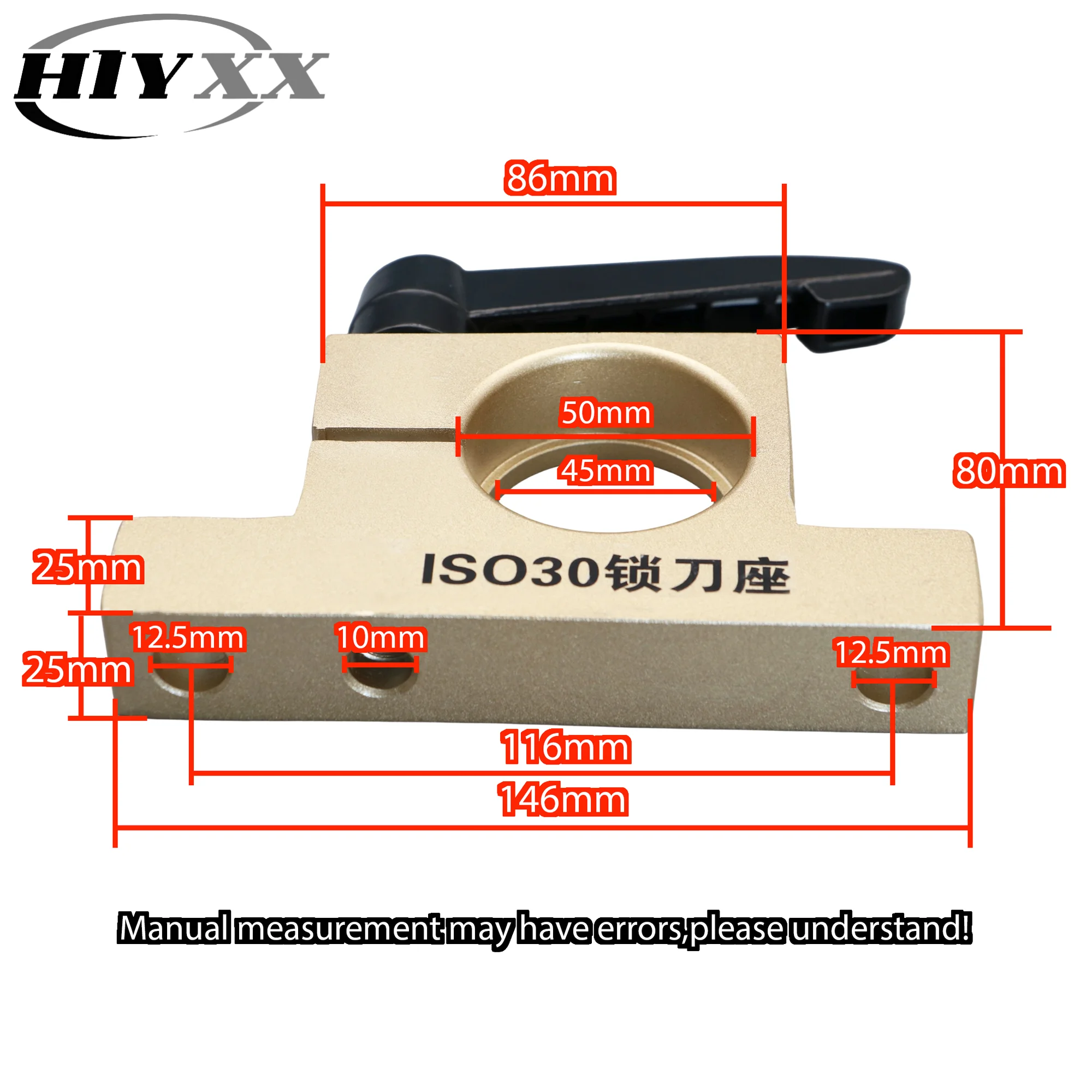 

ISO30 Lock Tool Holder Clamping Fixture Locking Device CNC Milling Machine Quick Change High Precision Aluminum Alloy