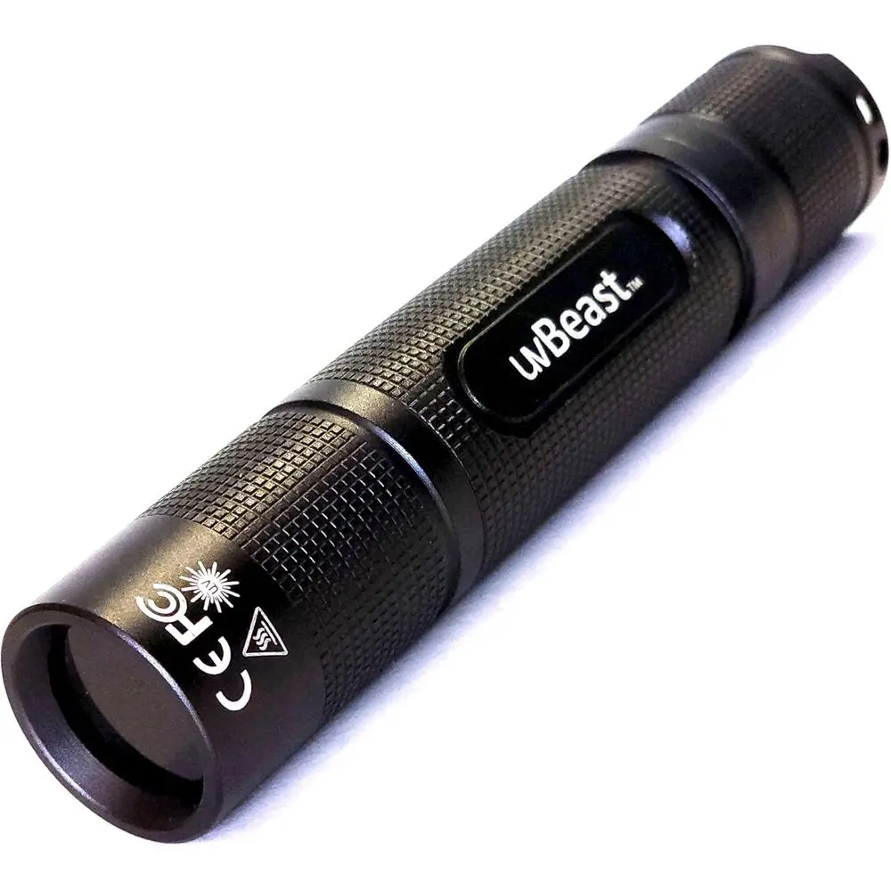 

New V3 365nm MINI Black Light UV lashlight – High Intensity Ultraviolet - Professional Grade High Power Upgraded 5 Core UV LED