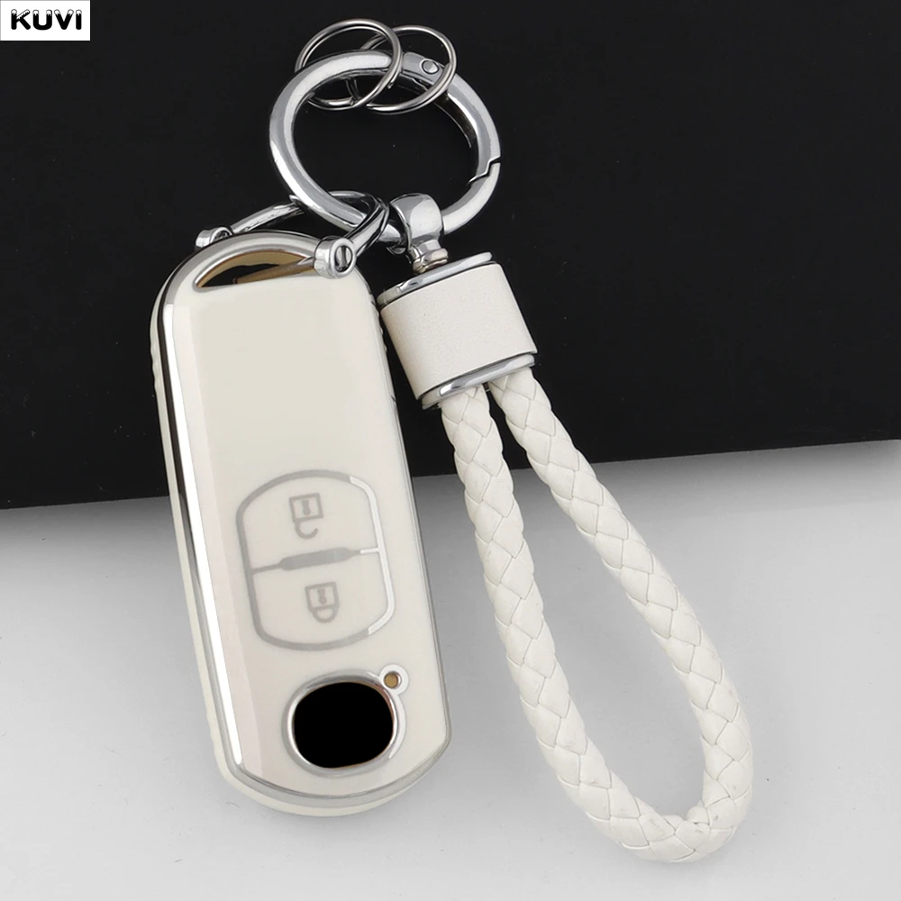 2 Button TPU Car Remote Key Case Cover For Mazda 2 3 6 Atenza Axela Demio CX-5 CX5 CX-3 CX7 CX-9 2015 2016 2018 2019 Accessories view 3