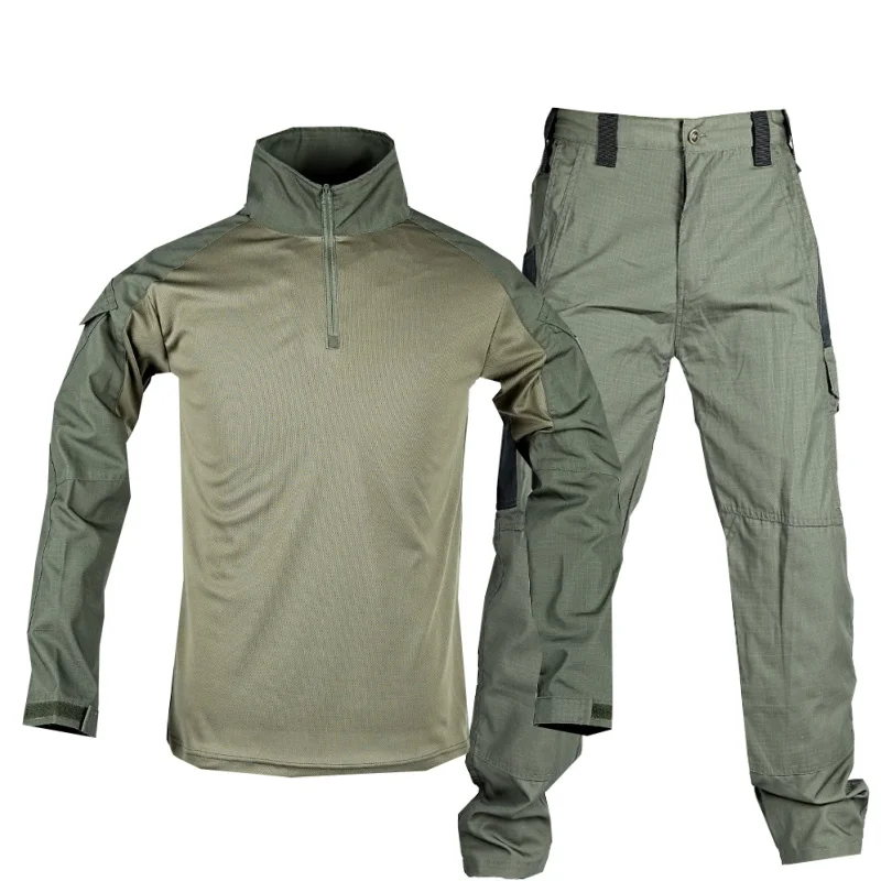 

Мужской тактический костюм для весны и осени: комплект с длинными рукавами и брюками, спортивный тренировочный костюм, камуфляжный костюм для активного отдыха, костюм для игр на открытом воздухе, спортивный костюм для тренировок.