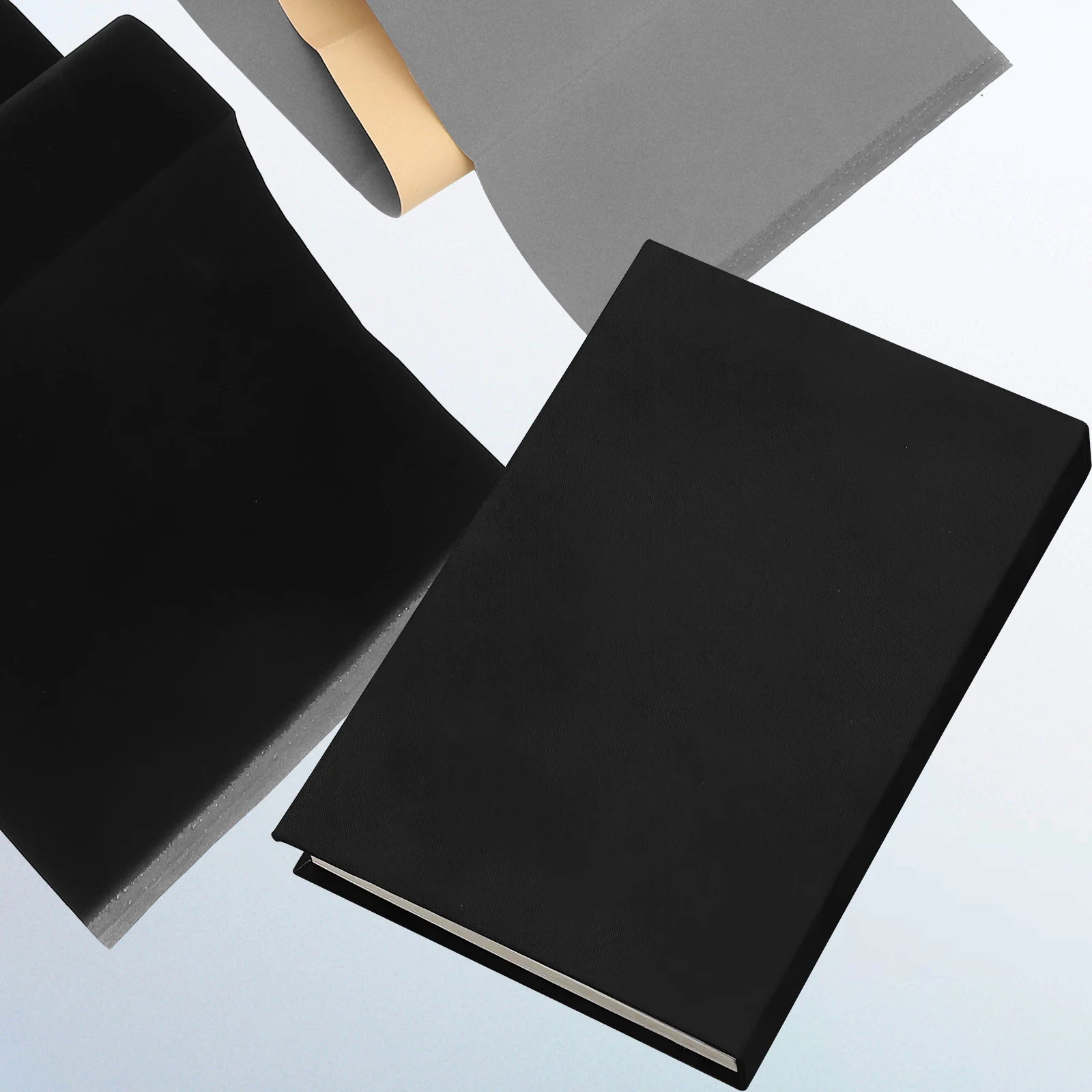 

2pcs Self Adhesive Book Cover 40cmx148cm Blue Dark Cloth Wrapper Textbooks Notebooks Durability Flexibility Anti