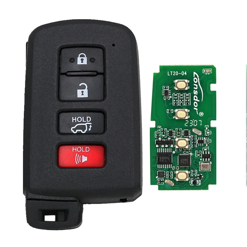 Inteligentny pilot zdalnego sterowania Prox 312/314.3/433MHz 8A Chip do Toyota RAV4 Camry Corolla Avalon Aurion 281451 -0020 FCC HYQ14FBA