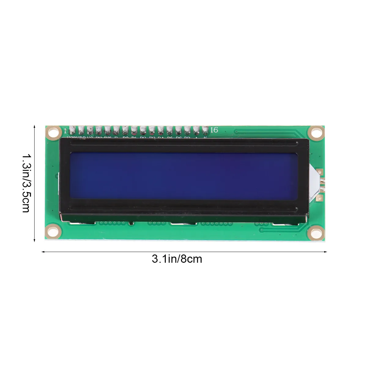 1602A Serial LCD Module Blue Backlight Interface Display for Mega R3 Serial Data Visualization Screen LCD Module