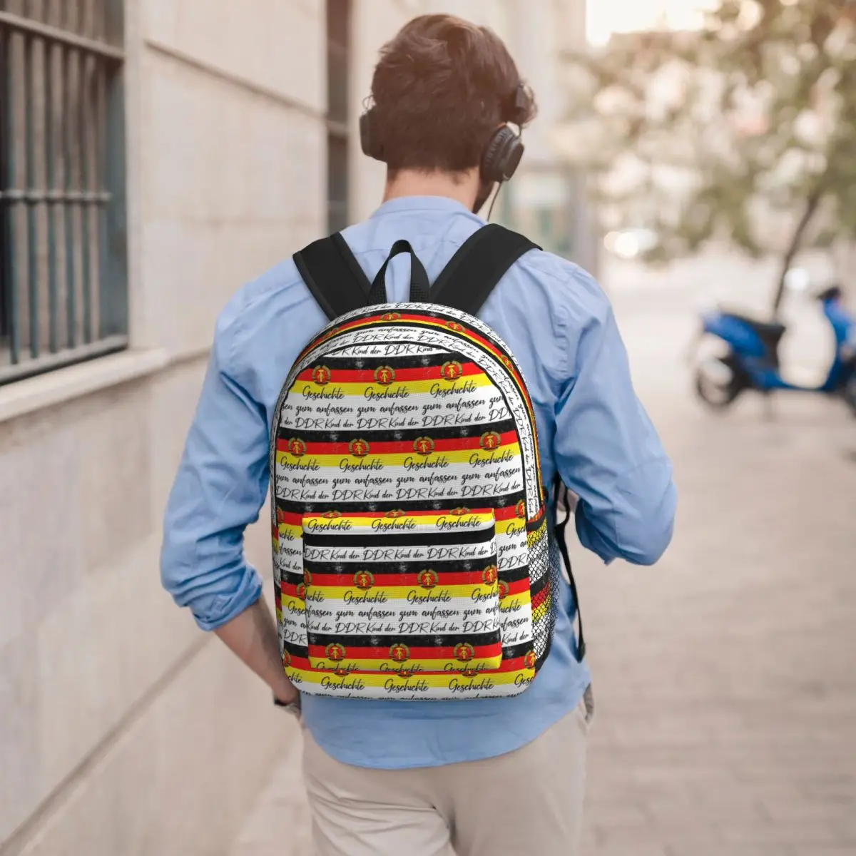 Child Of The GDR Wallfall November 9, 1989 Backpack Boys Girls BookBag Kids School Bag Laptop Shoulder Bags for Men Women