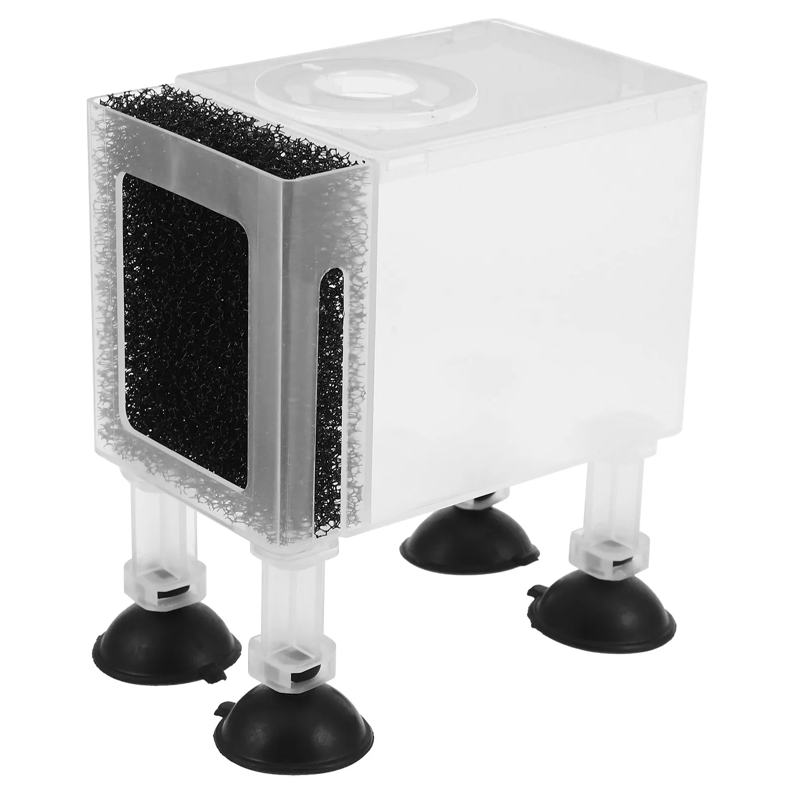 Submersible Pump Protection Box with Sponge Filter Case Fish Tank Pump Protective Cover Outdoor Fountain Small Shell Filter Cage