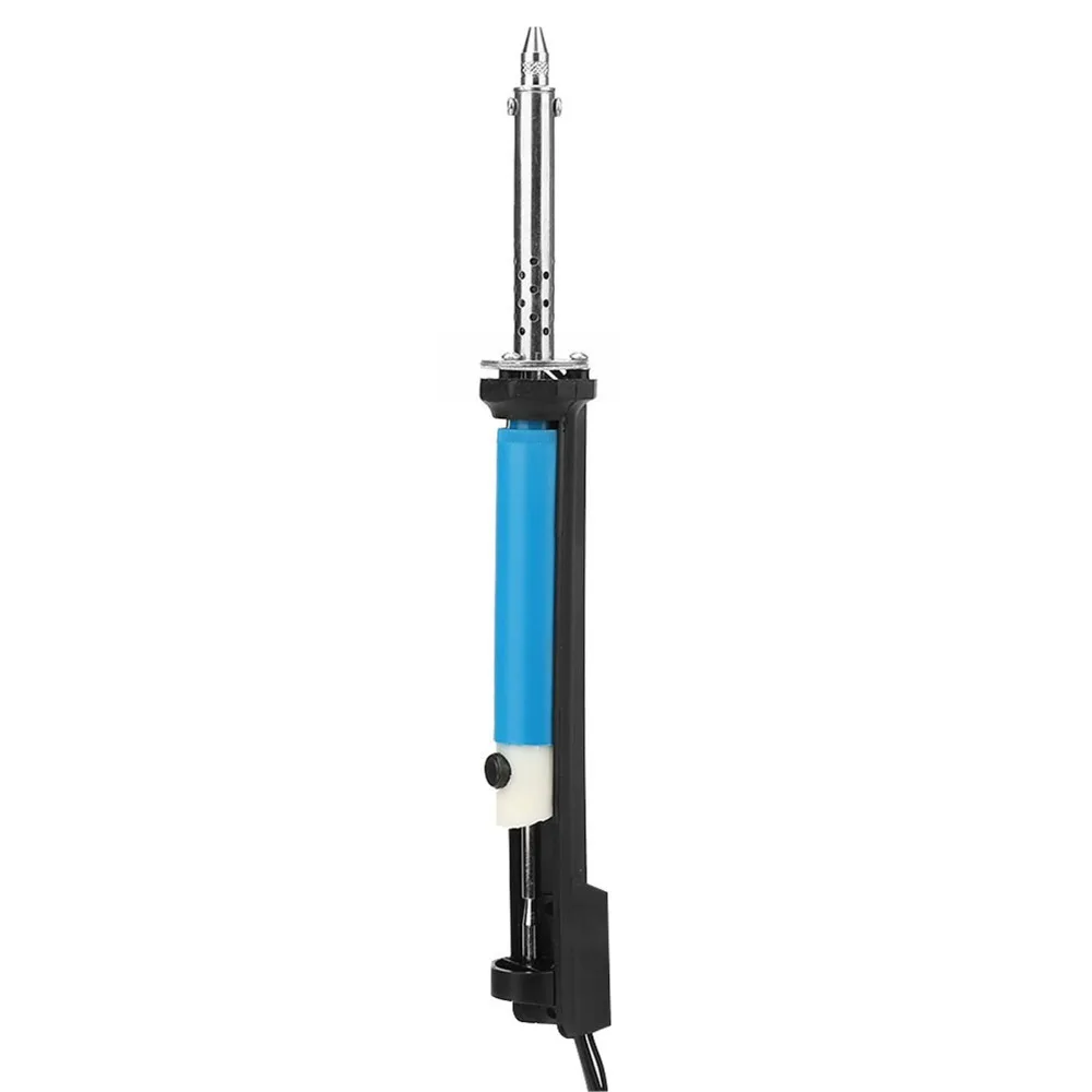 30W Power Electric Soldering Iron Kit US Plug 110V Desoldering Pump Desoldering Soldering Tool Soldering Welding Tool Blue