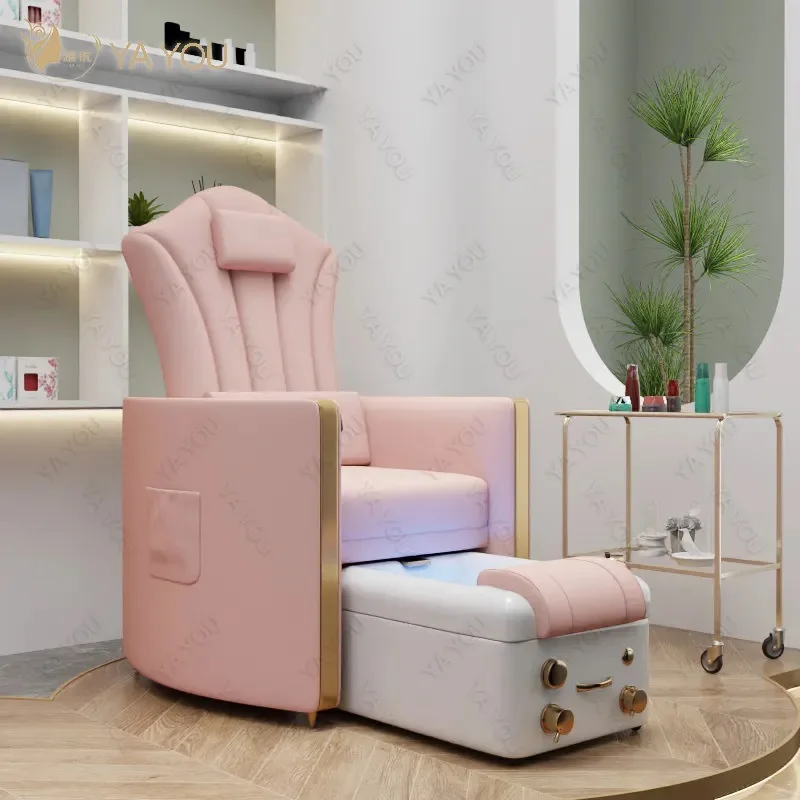 Новое европейское и американское кресло для педикюра и массажа ног, диван с откидной спинкой для маникюра и ресниц, салон, спа-массажное кресло для ног