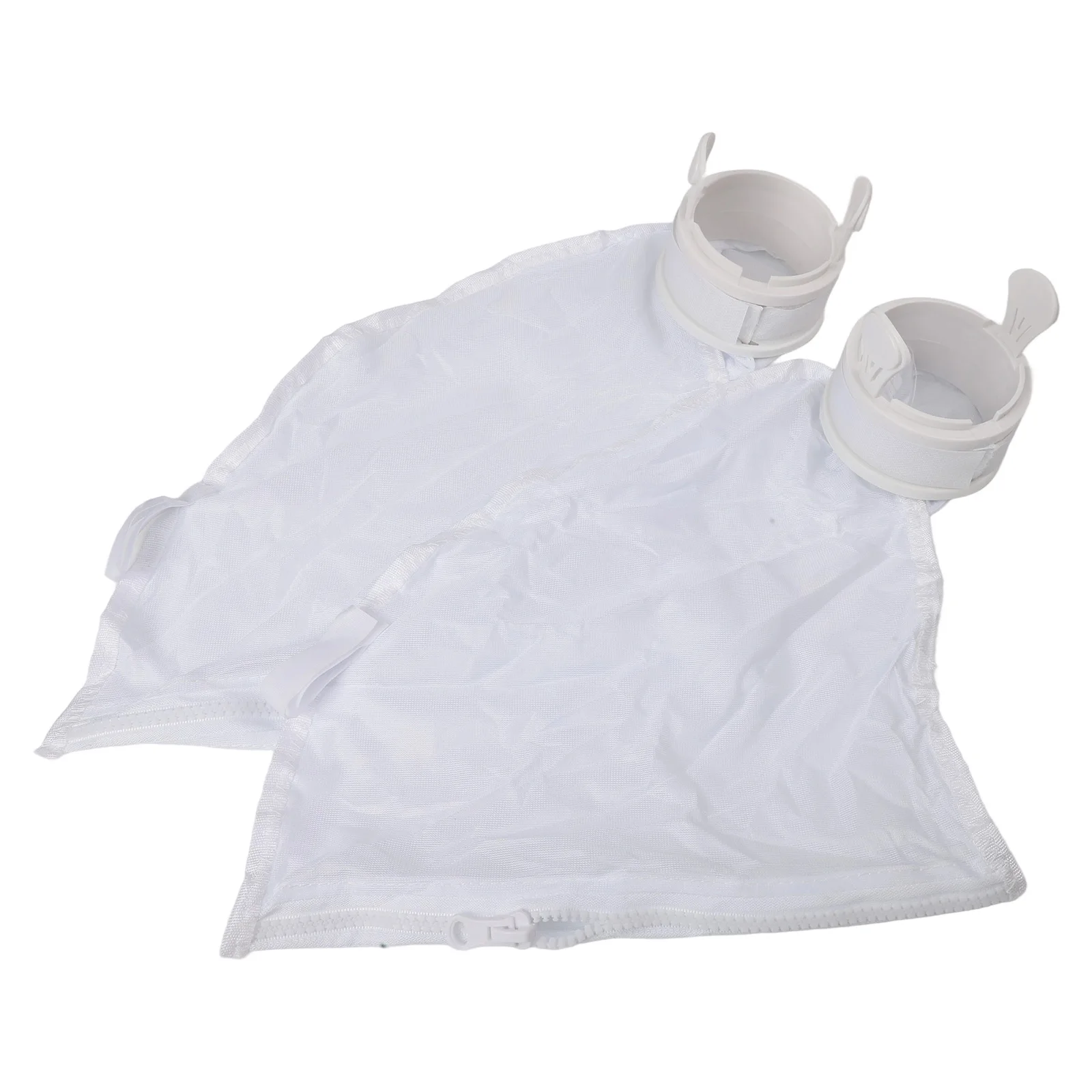 280 480 Compatibility Pool Cleaner Bags White High Capacity Debris Collection Bags Robust Design Tight Weave Fabric