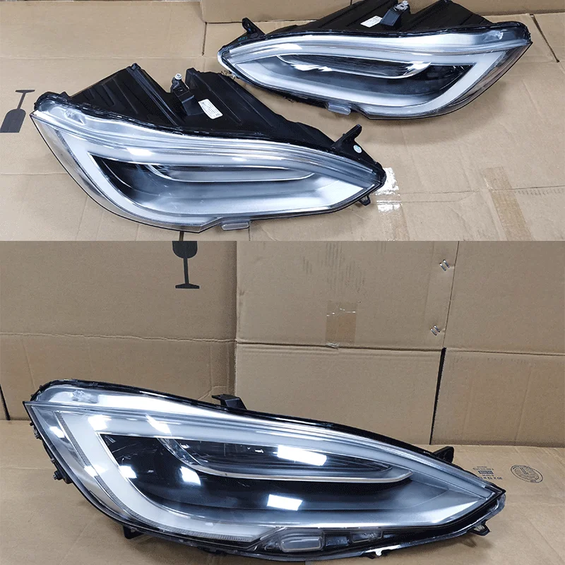 Car Front lamp LED Headlight Assembly for Tesla Model S LED DRL Daytime RunningLight Turn Signal Car accessories