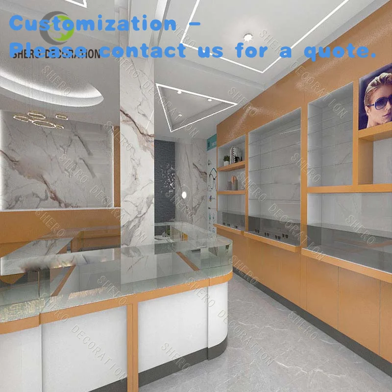 

custom.Sunglass Showroom Designs Eyewear Display Wood Retail Store Eyewear