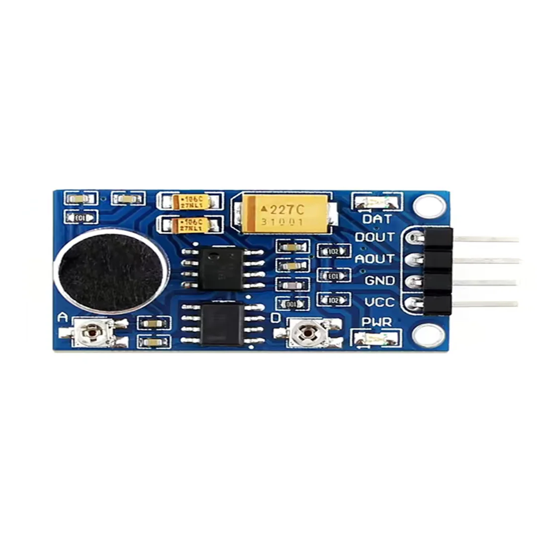 Micro Snow Sound Sensor Module Sound Control Switch Intensity Detection Audio Amplification Microphone LM386