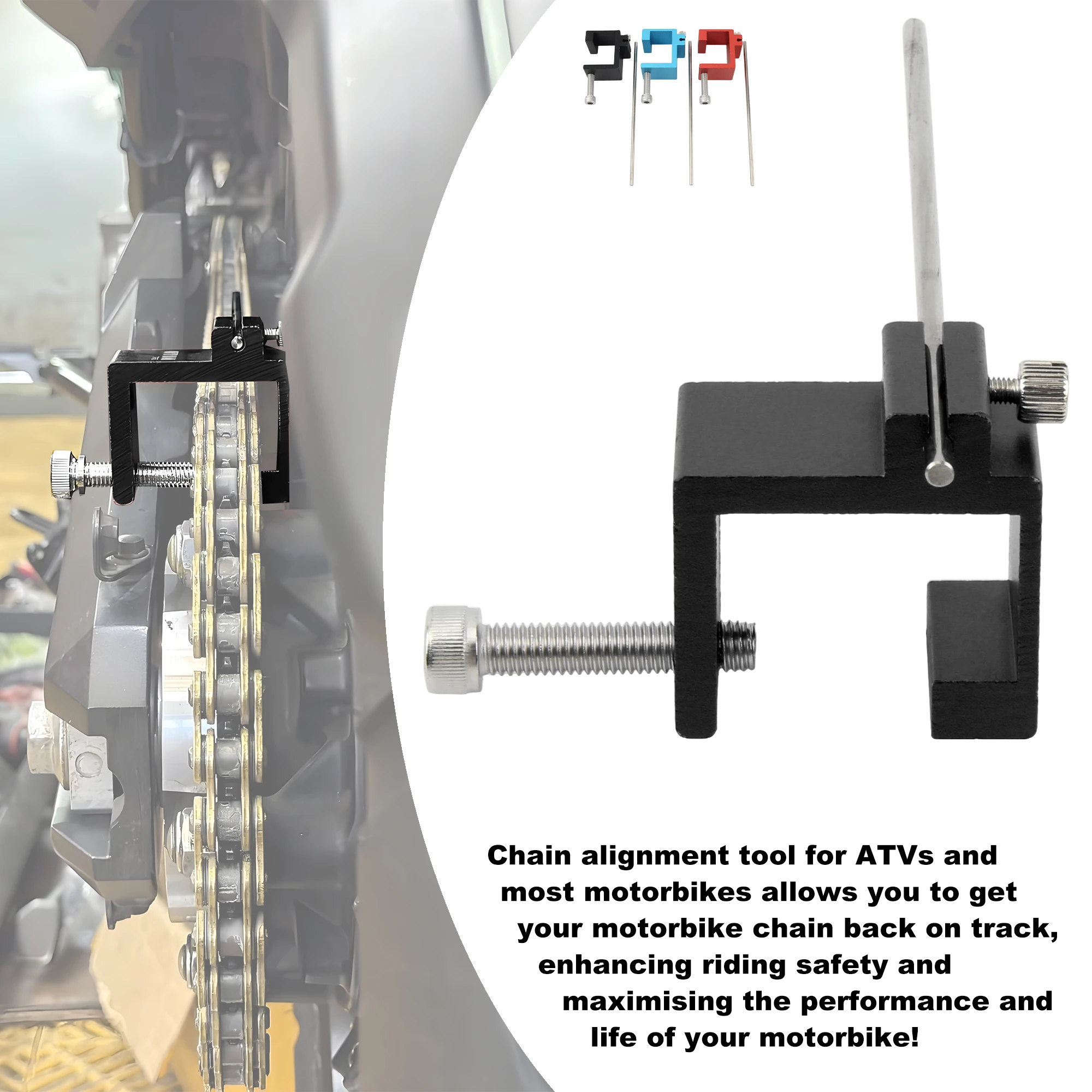 

Инструмент для выравнивания звездочки мотоцикла ATV Honda KTM Kawasaki Suzuki Yamaha R15V3 R25 R3 R1 R1S R6 R6S V2 V3 FZ6R YZF650R