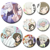 Round Handmade Tinplate Brooches Anime Kamisama Love Kiss Pins Momozono Nanami Tomoe Cartoon Badge for Backpack Accessorys Gift