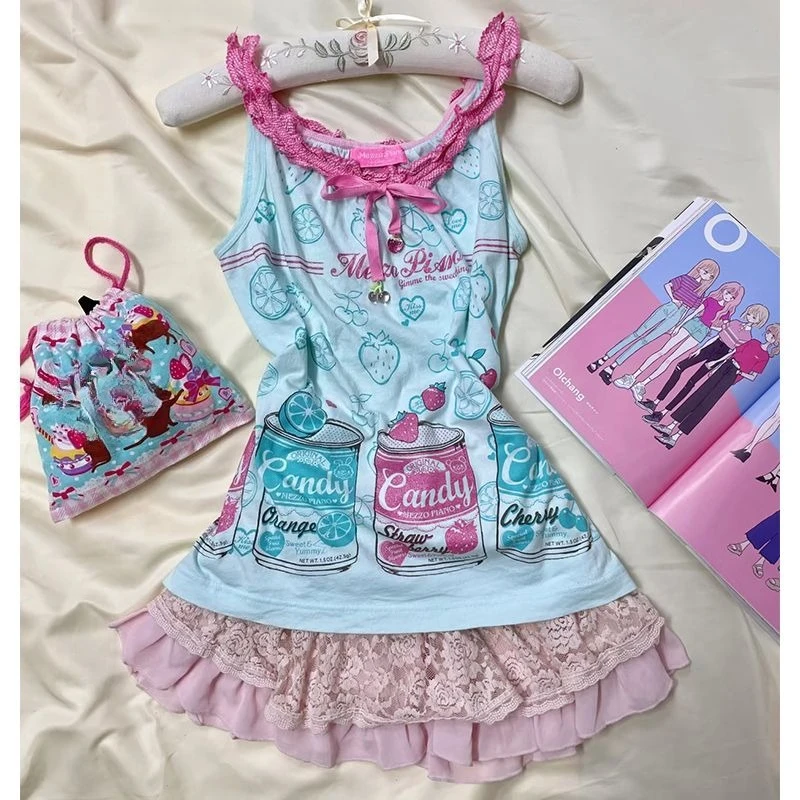 Gothic Lolita Punk Rock Women T-Shirt Harajuku Clothing Vintage Tees Subculture Grunge Graphic Slim Fit Streetwear Y2k Crop Top