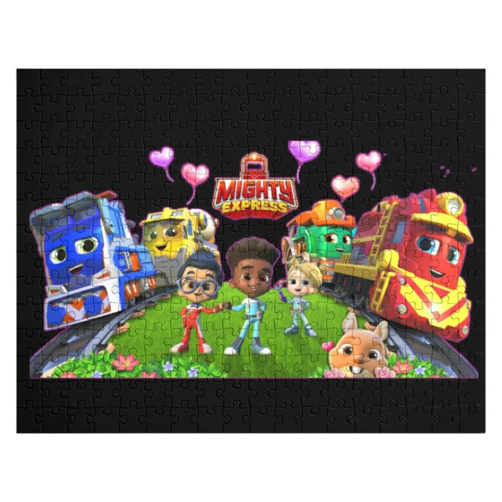 

Деревянный пазл-головоломка Mighty Express Netflix: трендовый, для взрослых, с возможностью персонализации, детская игрушка, деревянная игрушка-пазл с именем