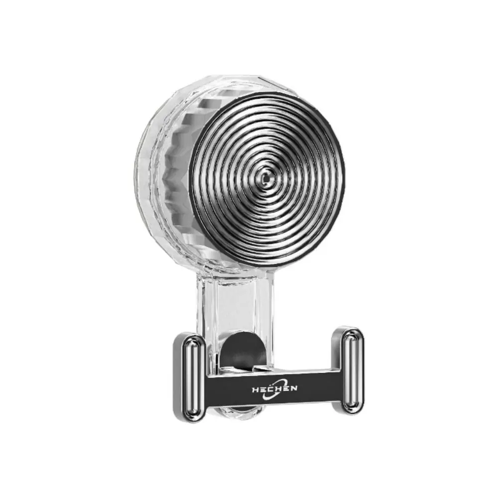 

Multifunctional Traceless Suction Cup Hook Free Punching Vacuum Rotating Clothes Hook Double Hook Waterproof Wall Hook Bathroom