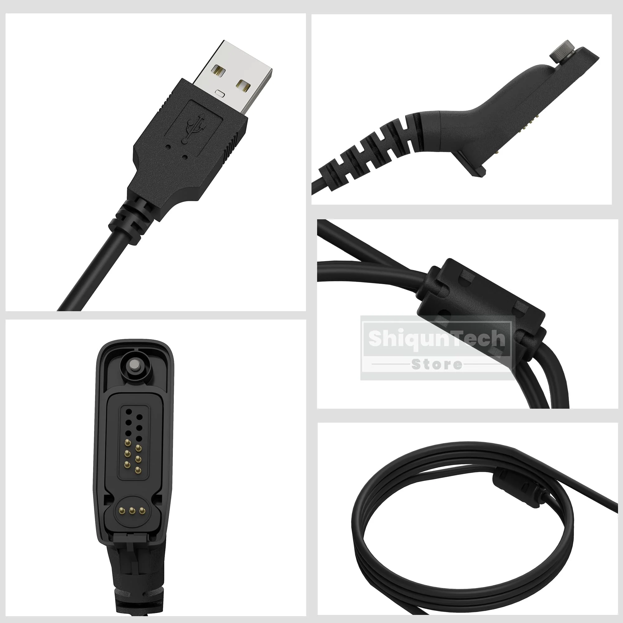1/2/5PCS Walkie-Talkie USB Programming Cable Compatible With XiR P8268 P8208 P8200 DP3400 DGP4150 APX900 APX1000 DGP6150 XPR6350