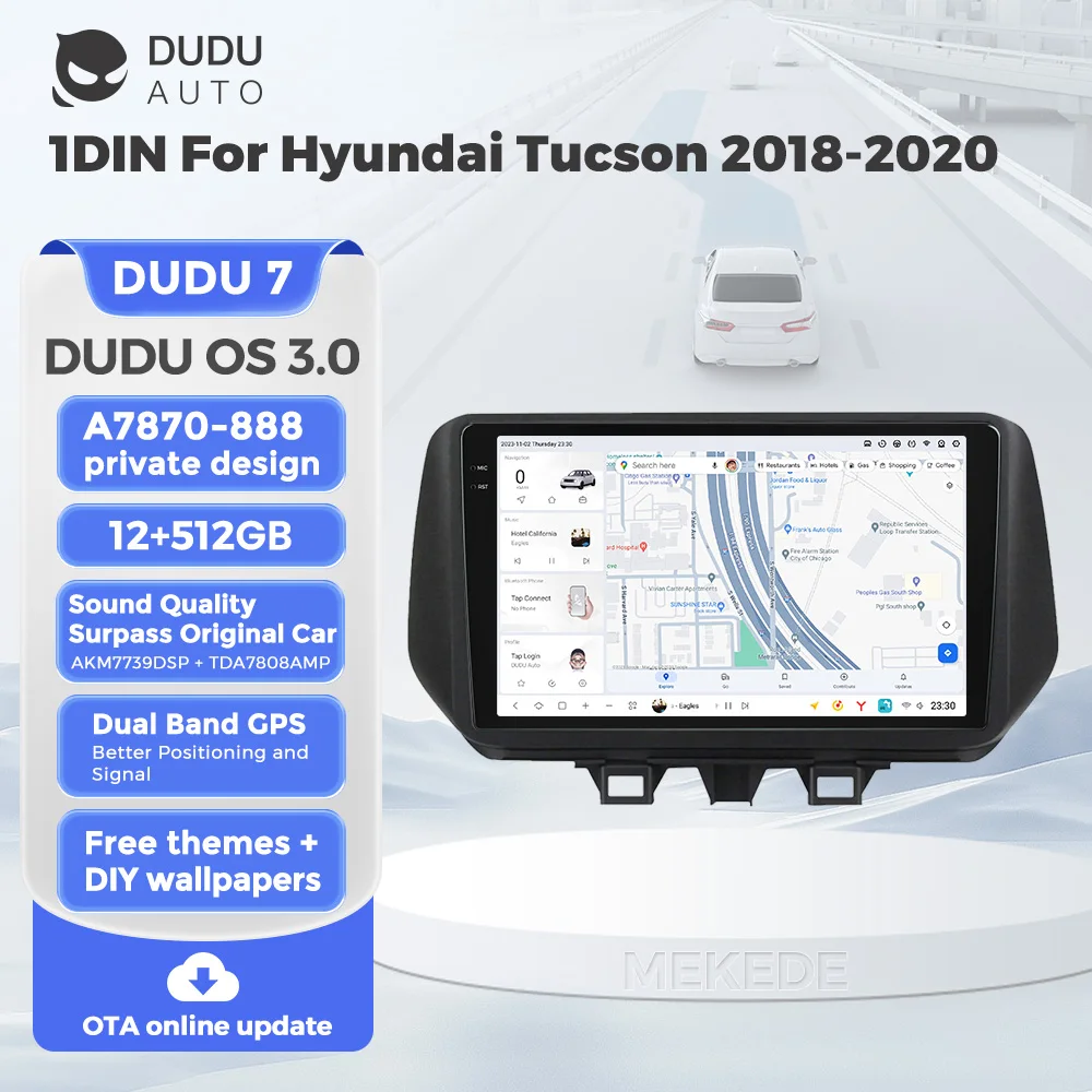 DUDU7 A7870 Android Carplay Car Radio Multimedia Player For Hyundai Tucson IX35 2018-2020