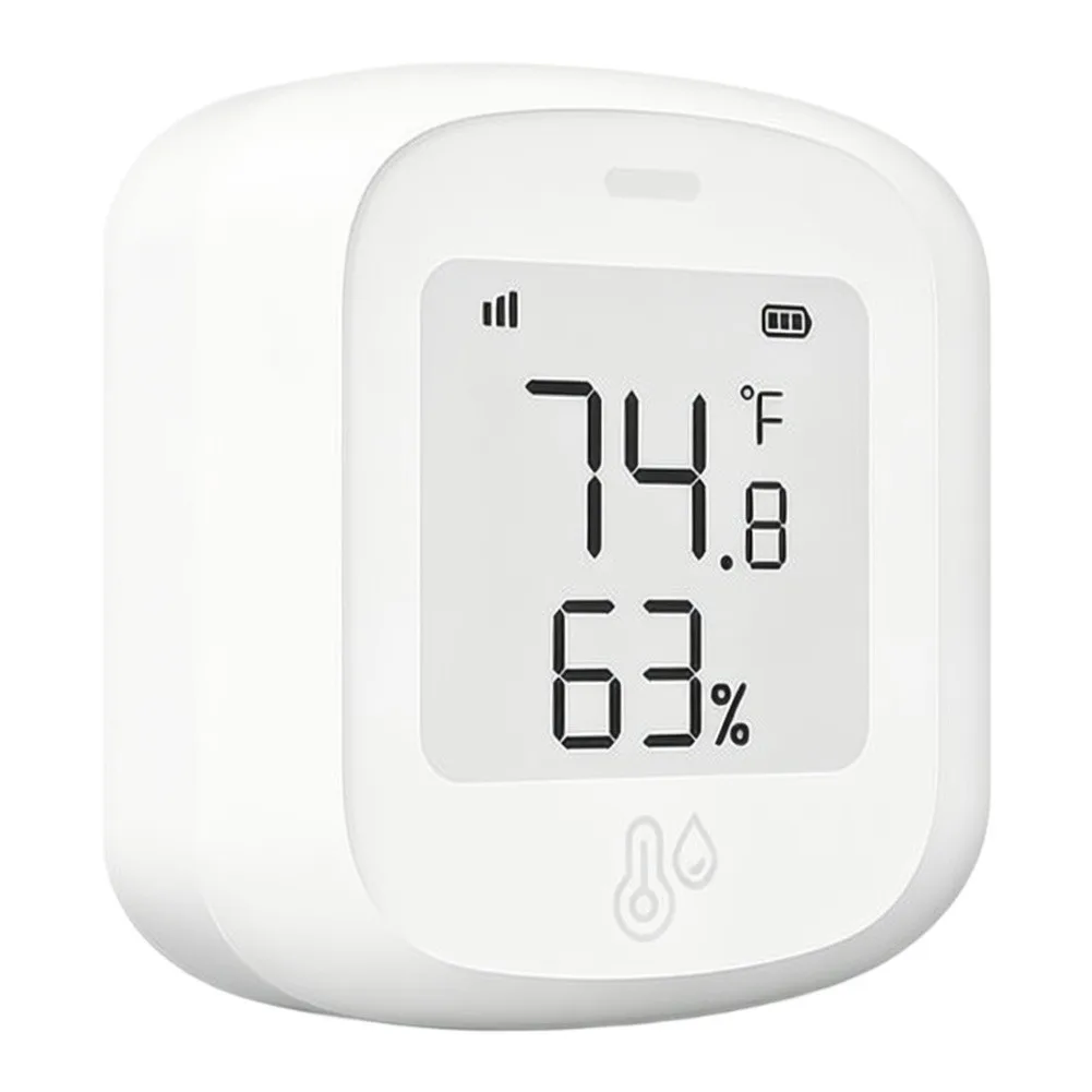 Humidity Control Sensor For Greenhouse Temperature Sensor White WiFi Temperature Sensor Easy Installation Process