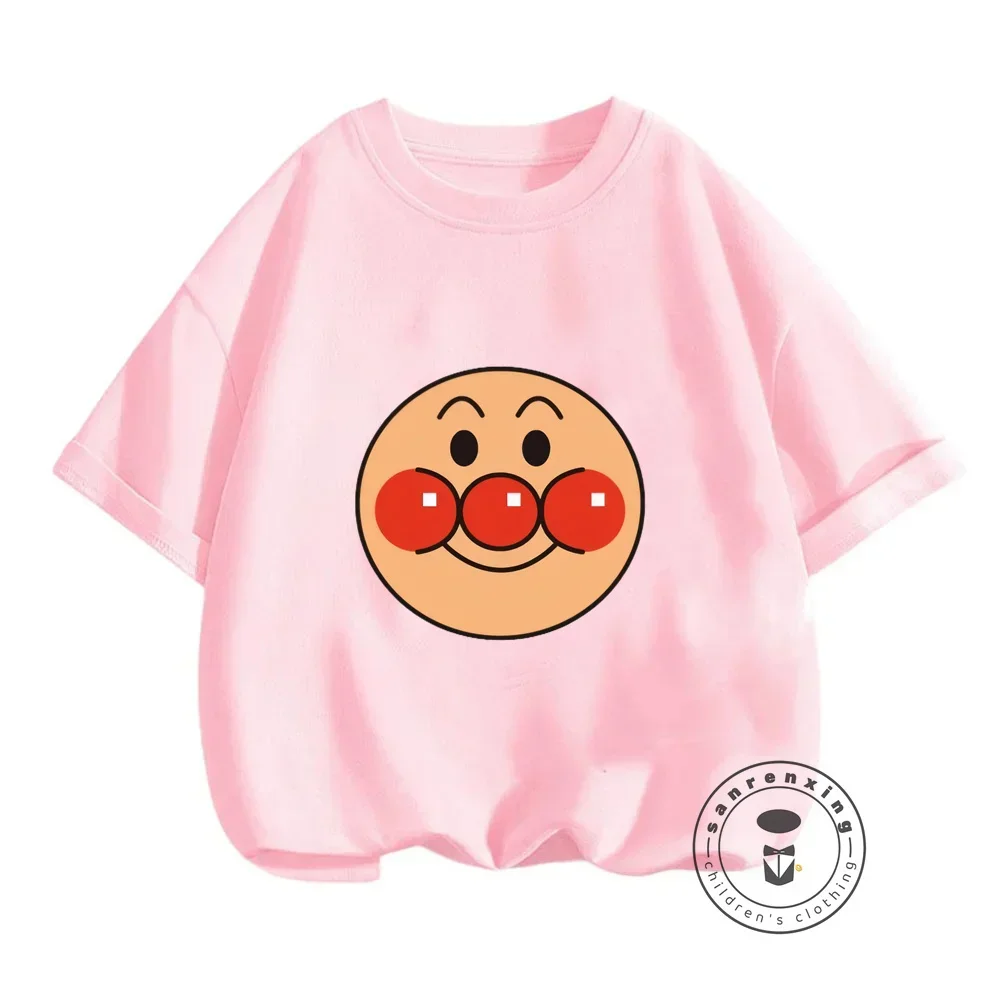 Cute Anpanman T-shirts Featuring Soft Fabric and Japanese Style Kawaii Summer Fashion for Boys and Girls on a Budget Hot Sellers