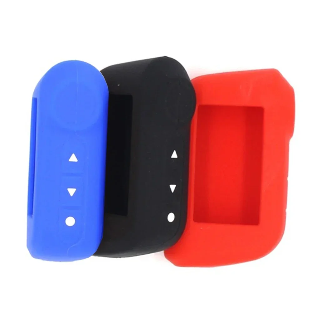 Portachiavi automatico in Silicone 1pc per Starline A93 A63 versione russa allarme Auto bidirezionale telecomando LCD portachiavi Fob Cover