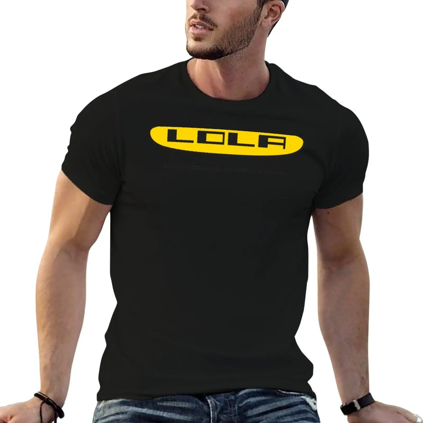 Lola Racing cars 1960&x27;s logo - with original factory address T-Shirt