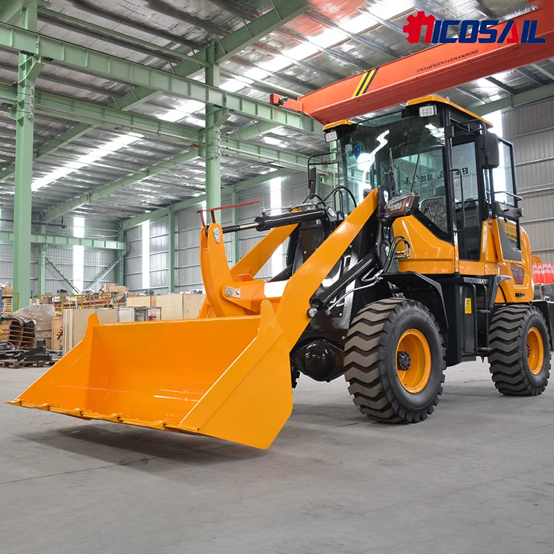 Mini Skid Steer Loader Hot Sale China Brand Diesel Wheel Compact Type With CE EPA Engine for Garden Use