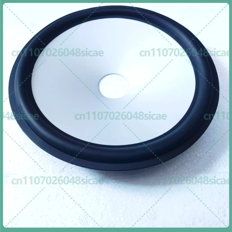 4-16pcs 6.5 Inch Aluminum Cone Rubber Surround Woofer Cone Metal Basin Speaker Repair Replacement Parts