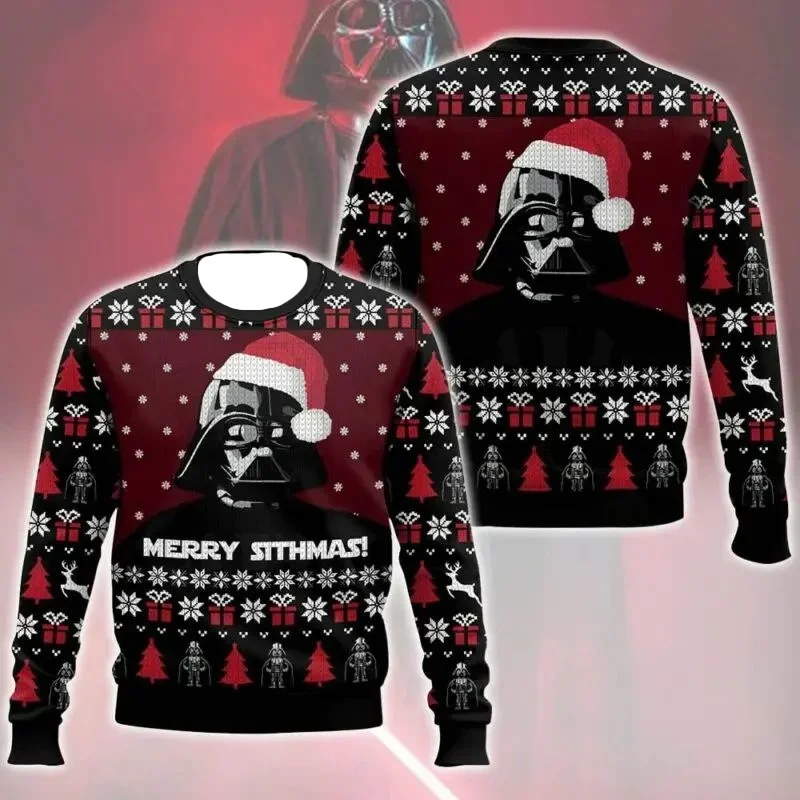 

Merry Christmas, Darth Vader 2026 New Fashion Ugly Christmas Spring and Autumn men's sweatshirts, women's hoodies and tops