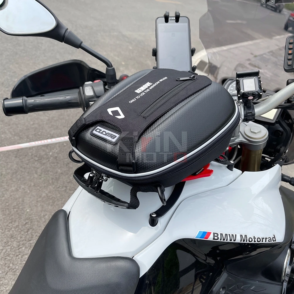 Motorfiets Bagage Brandstoftank Zak Voor Bmw F800GT F800R F 800 F800 Gt/R Tanklock Flens BF16 Waterdichte Mobiele navigatie Tassen