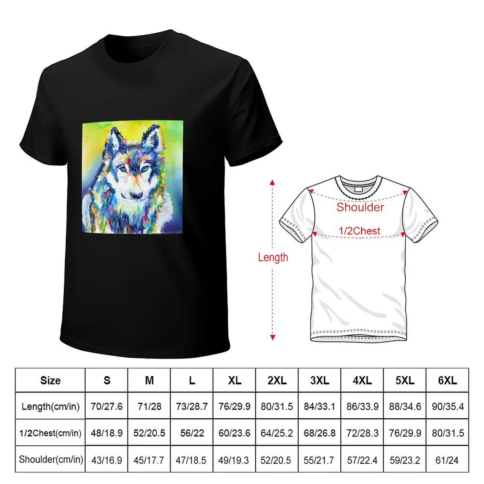 Dakota Wolf T-Shirt t shirts for man graphic tees T-Shirt
