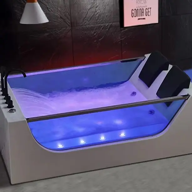 

Jacuzzi Whirlpool Bathtub, Air Bubble Jet Massage Spa Tub , Indoor Ice Bath Tub for Home