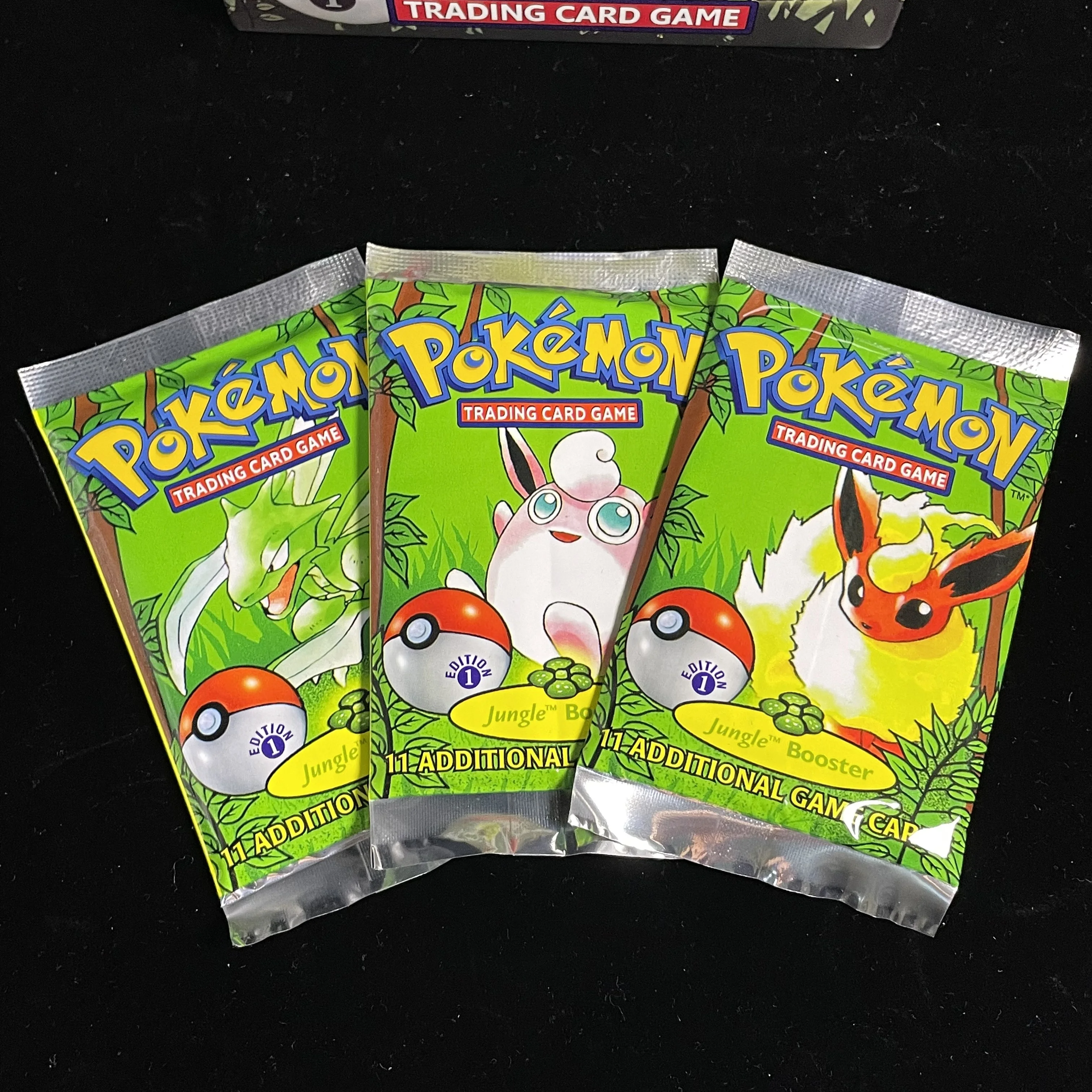 pokemon cards jungle booster pack TCG: 1st Edition (Flareon) – TBC Games Two of the most sought after Pokemon in the Wizards of the Coast era Pokémon Jungle Booster Pack Sealed