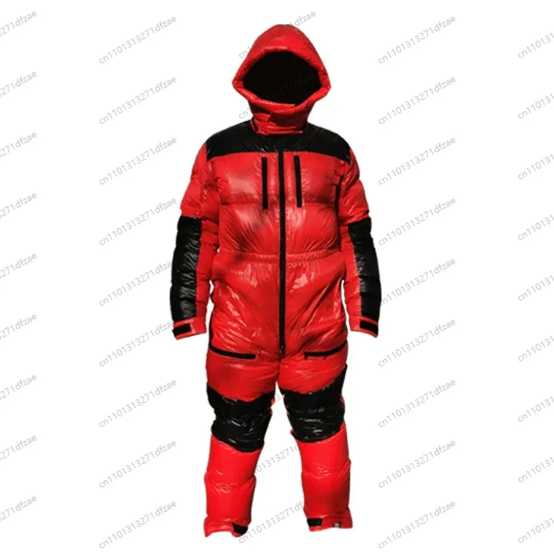 

Outdoor One-piece Down Jacket, Mountaineering, Polar Travel, Warm One-piece Mountaineering Suit