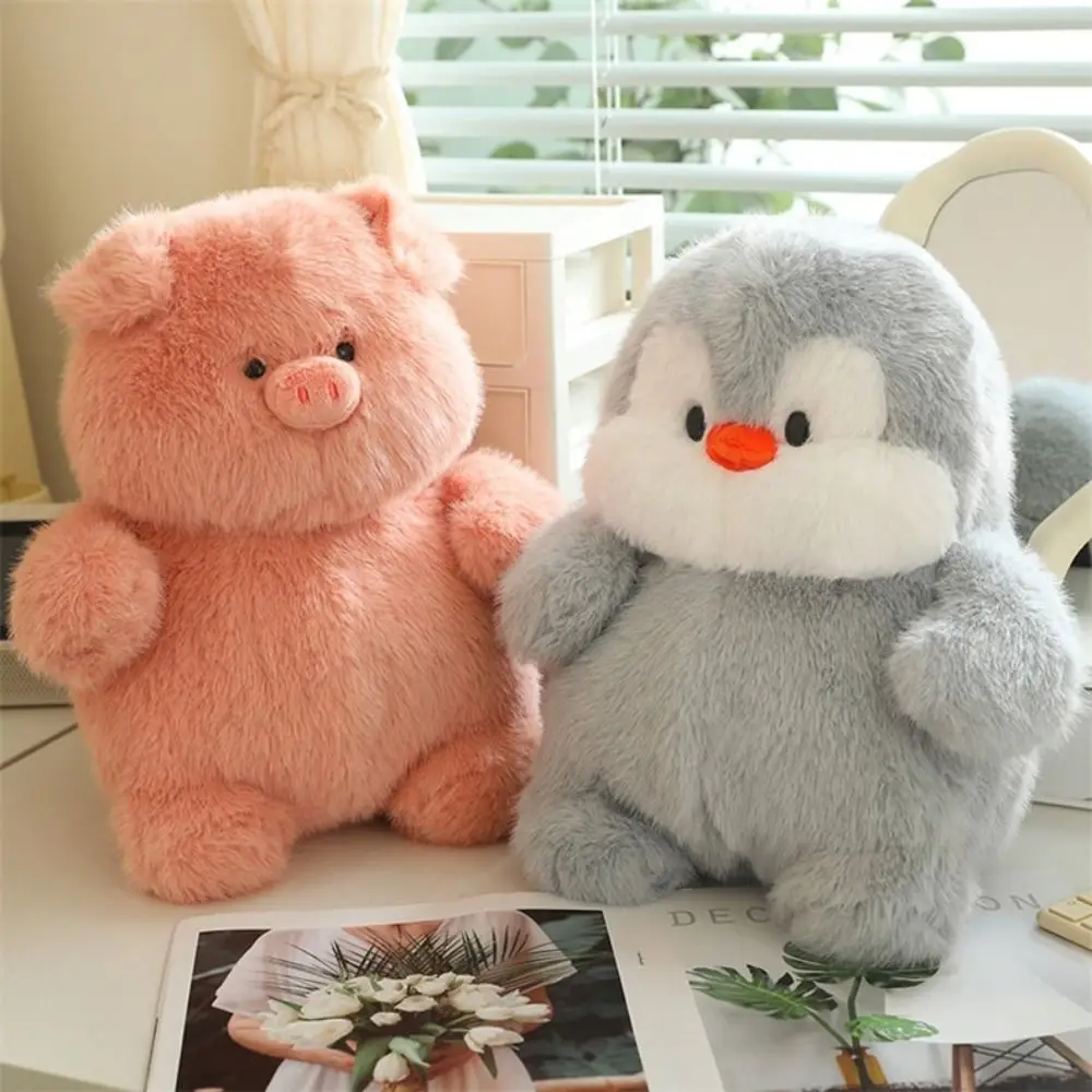 Creative Pig Koala Plush Toys Simulation Soft Penguin Animal Plush Pillow Unique Cute Otter Plush Doll Children