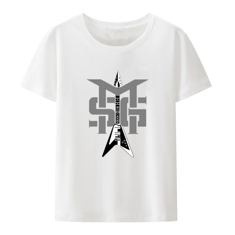 Classic Michael Schenker Group Print T Shirt Men Women Hip-hop Fashion Shirt Retro Nostalgia Casual Streetwear Tops Camisetas