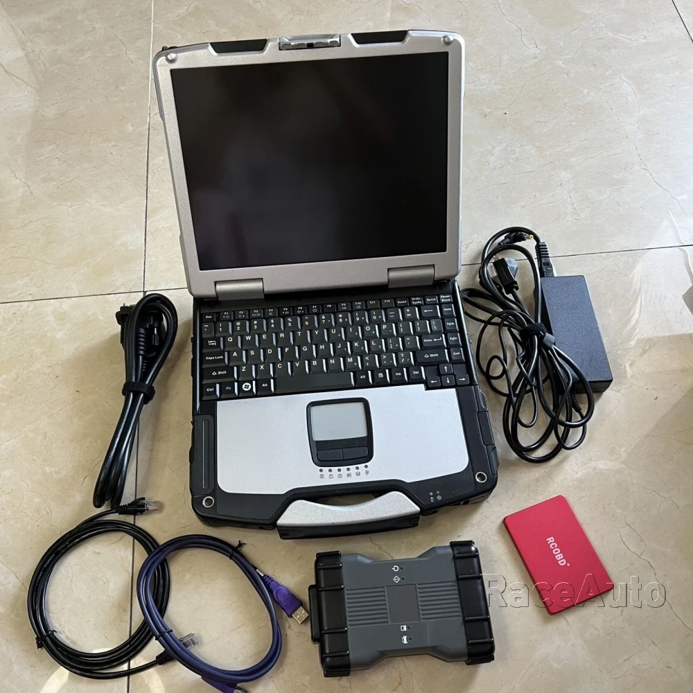 Code Scanner VCI C6 with DOIP Protocol CAN MB Star Wifi Connection V12.2024 Software Laptop CF31 I5 CPU 4G RAM Ready to Use