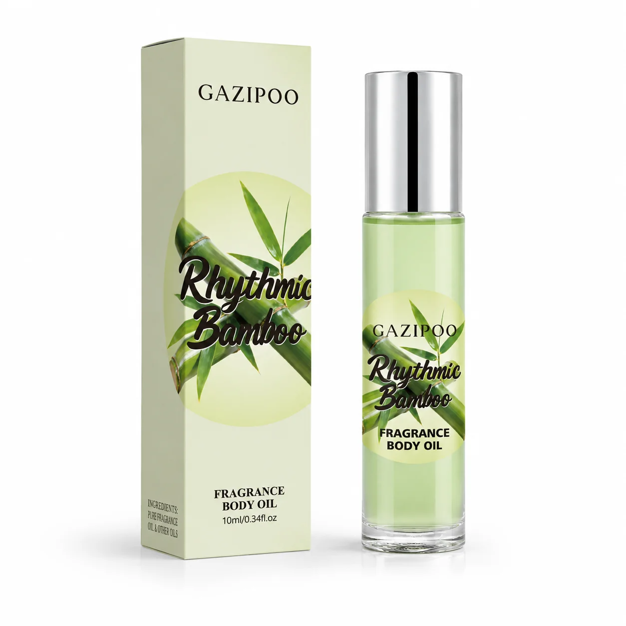 10ml GAZIPOO Rhythmic Bamboo Pheromone Oil - Fresh Bamboo Subtle Perfume Oil, Original Eau de Toilette Traveling or Dating