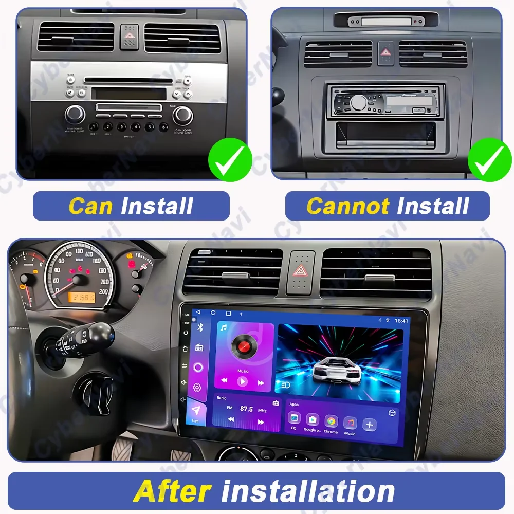 Android For Suzuki Swift 2003 - 2010 Car Multimedia Video Player Car Radio Navigation GPS Stereo 8 Core BT CarPlay Auto No 2din