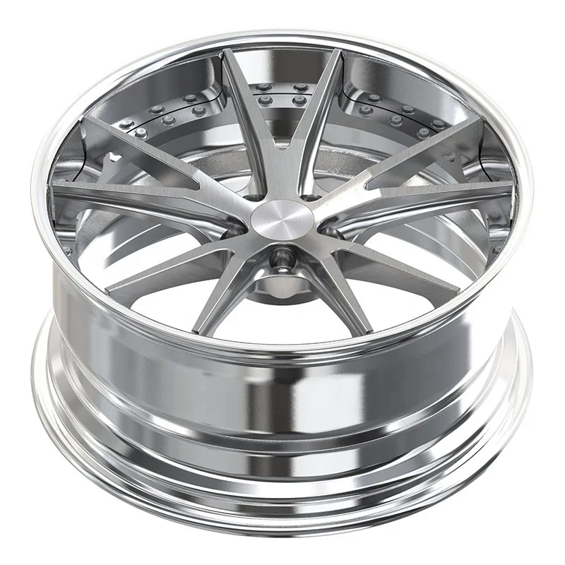 Forged Rim 6061-T6 Aluminum Alloy 5 Hole Custom Size Forged Car Wheels view 5
